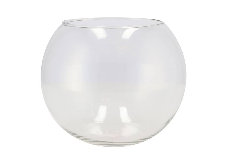 Verre Vase Boule D20xh17cm