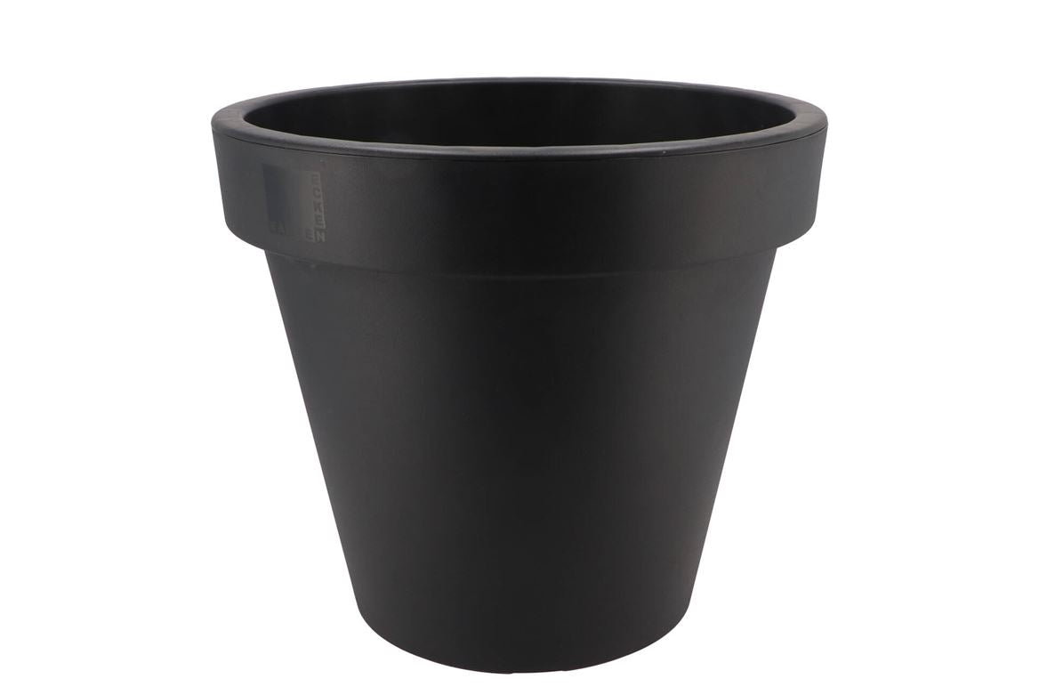 Plastique Anthracite Pot Bord Large 40cm