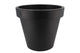 Plastique Anthracite Pot Bord Large 48cm