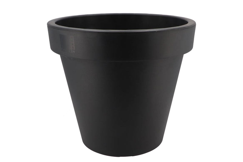 Plastique Anthracite Pot Bord Large 48cm