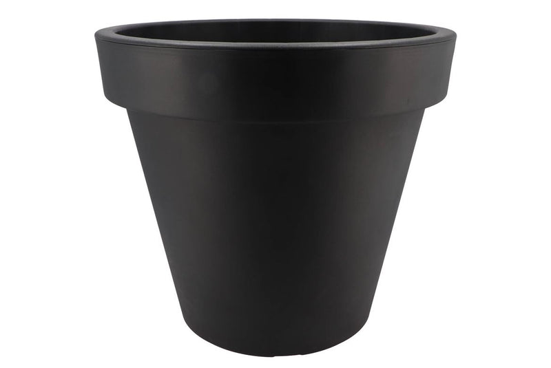 Plastique Anthracite Pot Bord Large 58cm