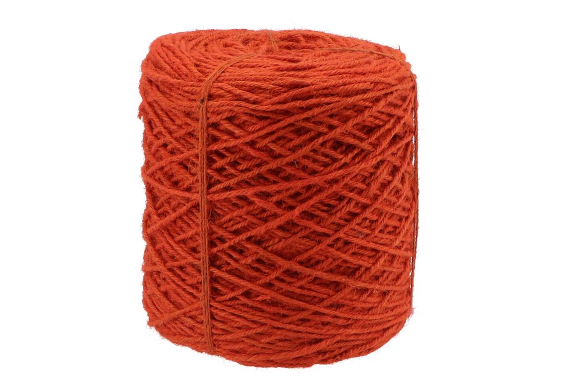 Corde Lin Jute Orange 3,5mm Par 1 Kg