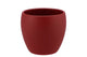 Vinci Red Velvet Flower Pot 14x13cm