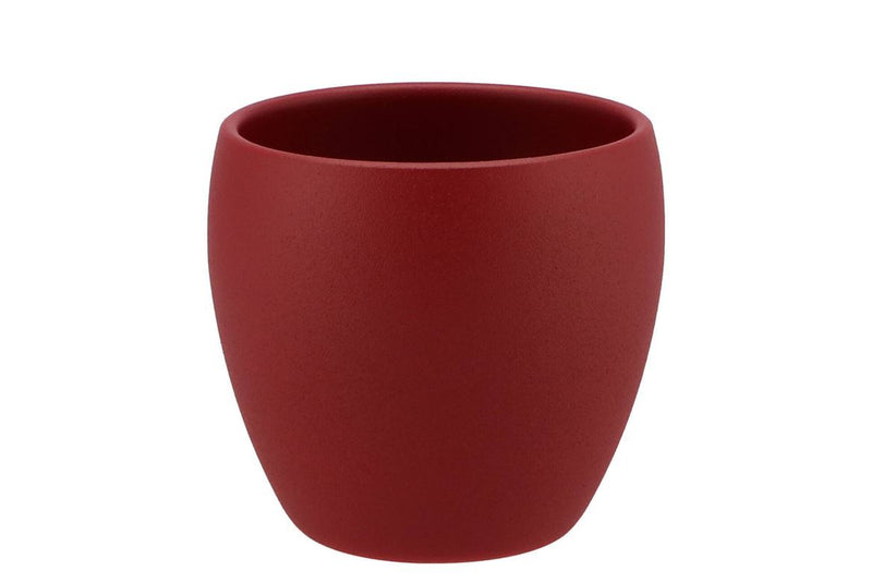 Vinci Red Velvet Flower Pot 14x13cm