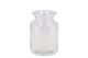 Verre Lait Can Vase Lourd 14x20cm