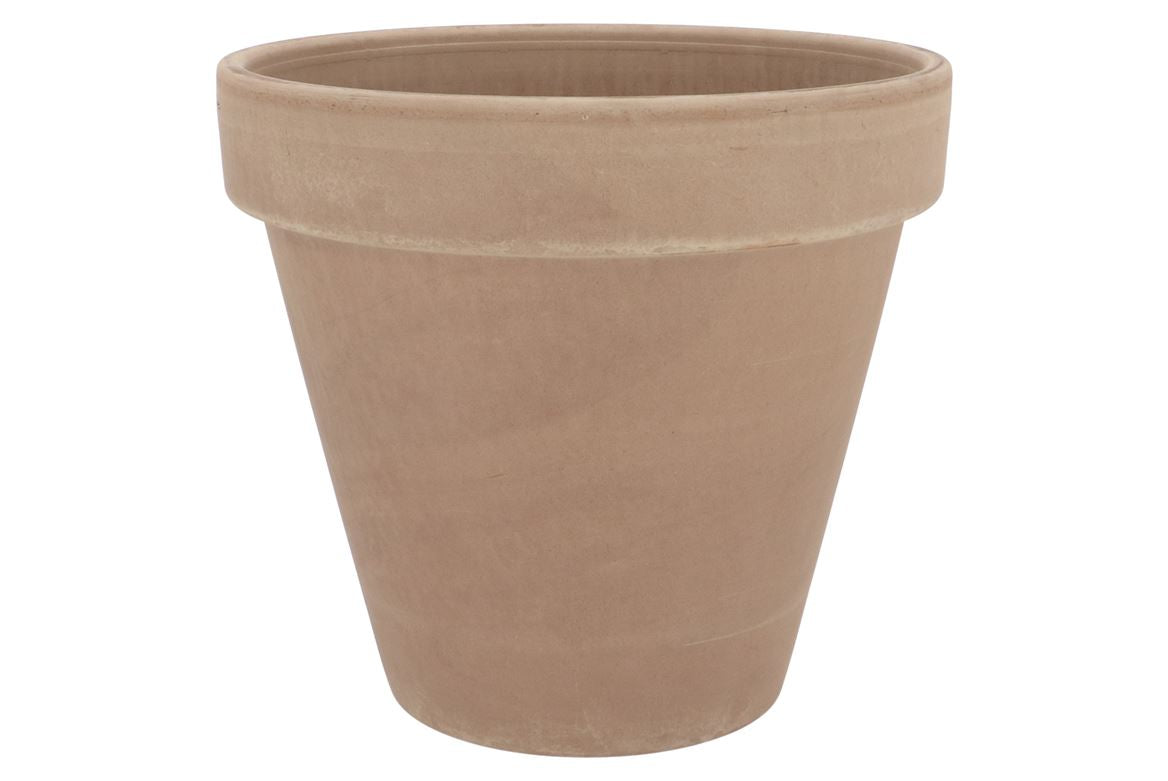 Terra Choco Pot De Fleurs Gris/taupe 27x23cm