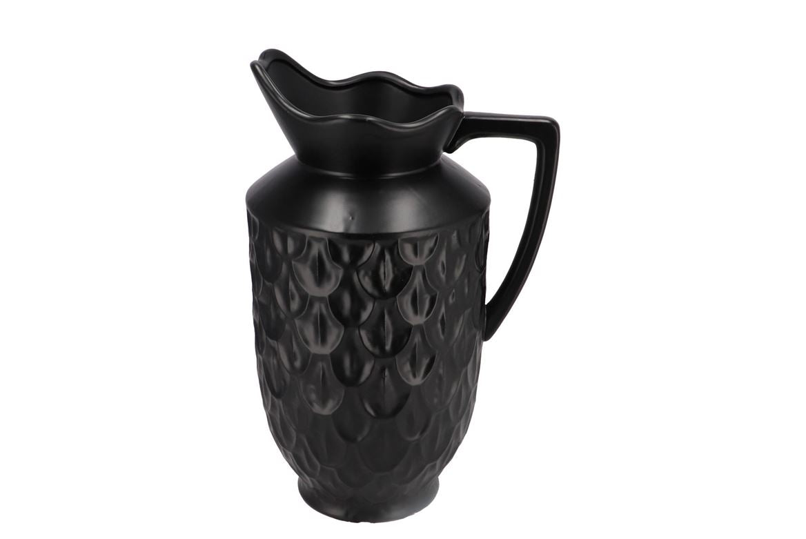 Inga Boa Black Vase 23x20x38cm Nm