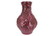 Inga Grape Purple Vase Active Glaze 25x25x35cm Nm