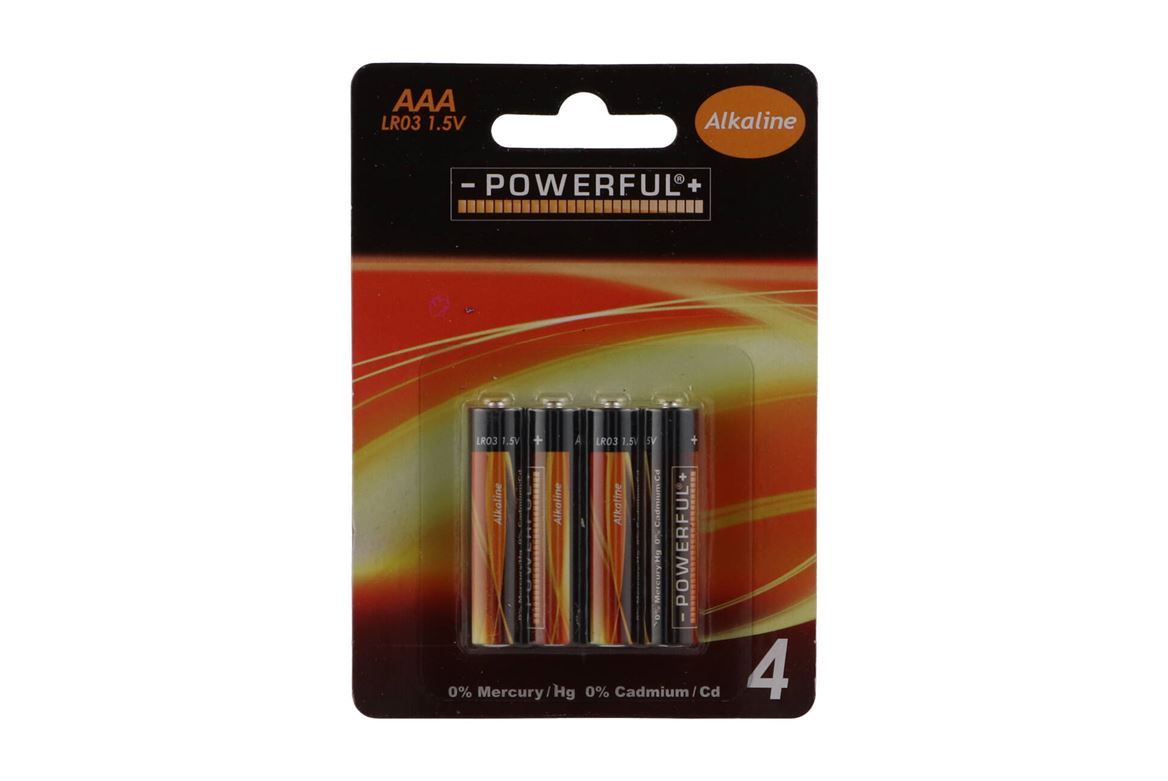 Matériau De Fleur Batteries Alkaline Aaa Par 4 Piè