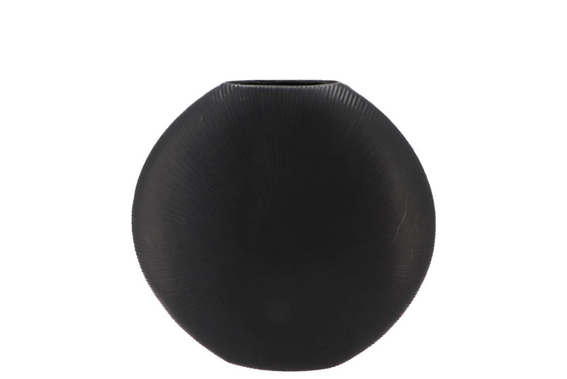 Jada Black Oval Vase 23x7cm Nm