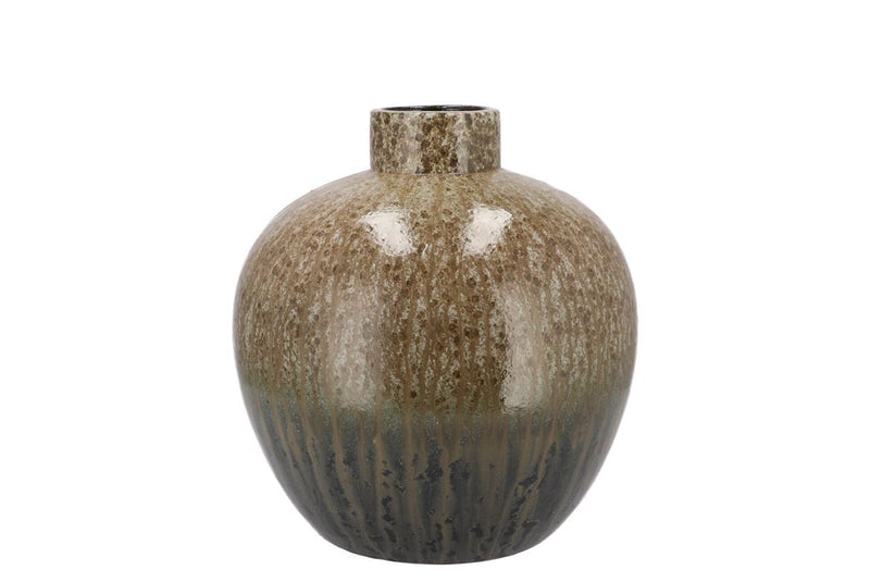 Jade Forest Green Vase Neck 24x25cm