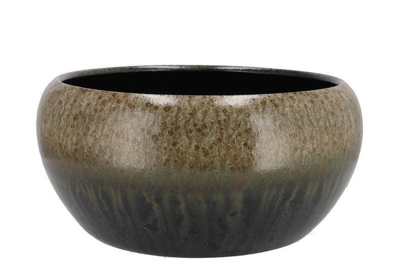 Jade Forest Green Bowl Round 34x15cm Nm