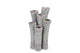 Inga Barrier Grey Vase Tube Active Glaze 17x14x28c