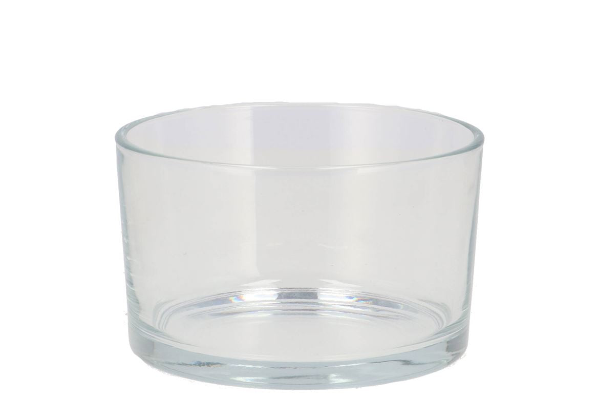 Glass Bowl Cilinder 13x13x8cm