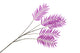 Silk Palm Leaf Purple 125cm Nm
