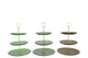 Dayah Green Mix Cake Shelf Ass 18/20/25x33cm Nm