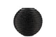 Inga Jada Black Oval Vase Wave 23x10x22cm Nm