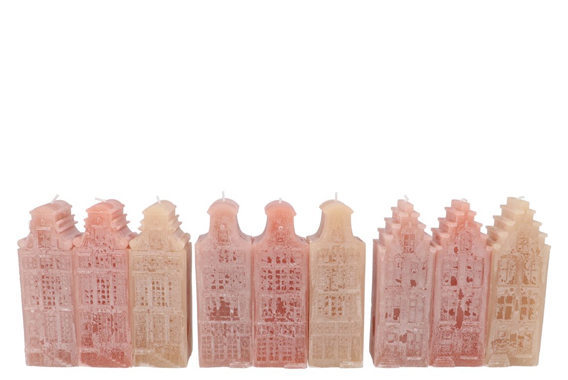 Amsterdam House Warm Sand Mix Candle 7x7x20cm