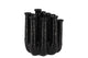 Inga Jahra Black Vase Tube 20x16x24cm Nm