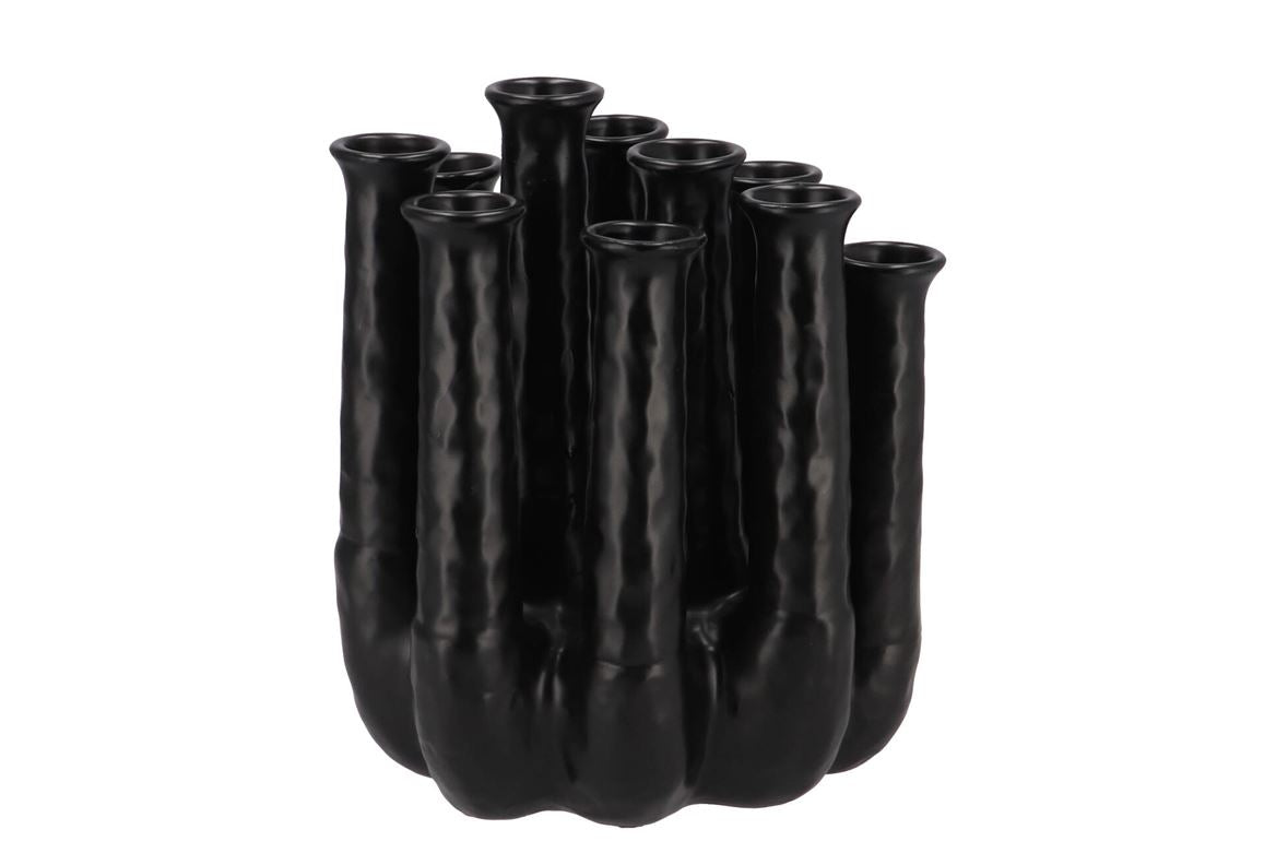 Inga Jahra Black Vase Tube 26x17x29cm