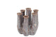 Inga Jahra Grey Vase Tube Active Glaze 15x13x18cm