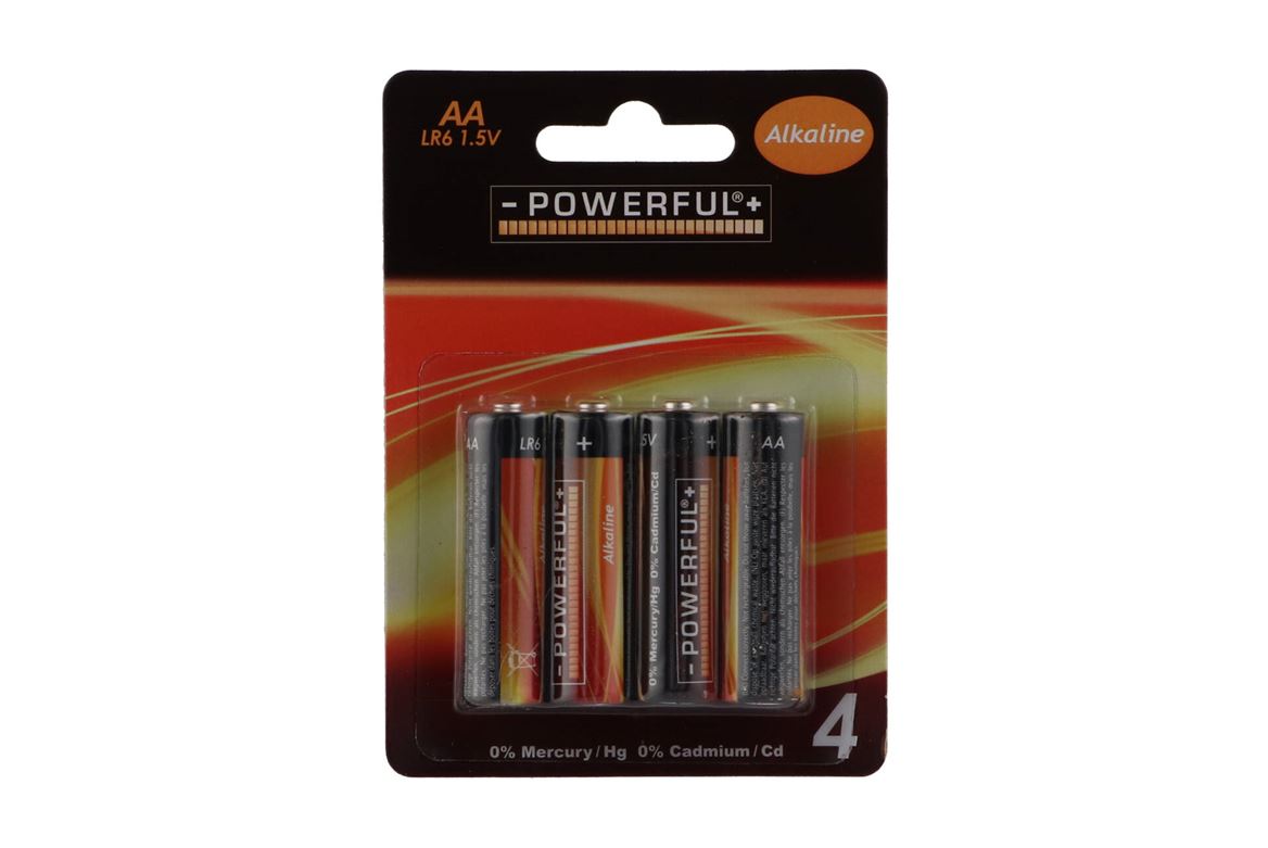 Matériau De Fleurs Batteries Alkaline Aa Par 4 Piè