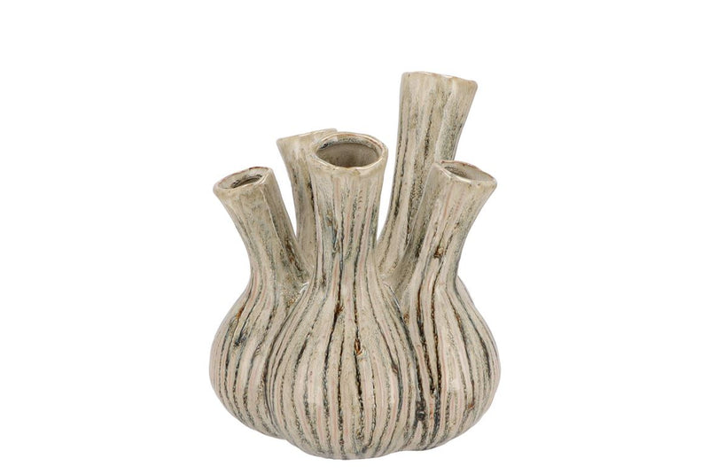 Aglio Green Active Glaze Vase 17x20cm