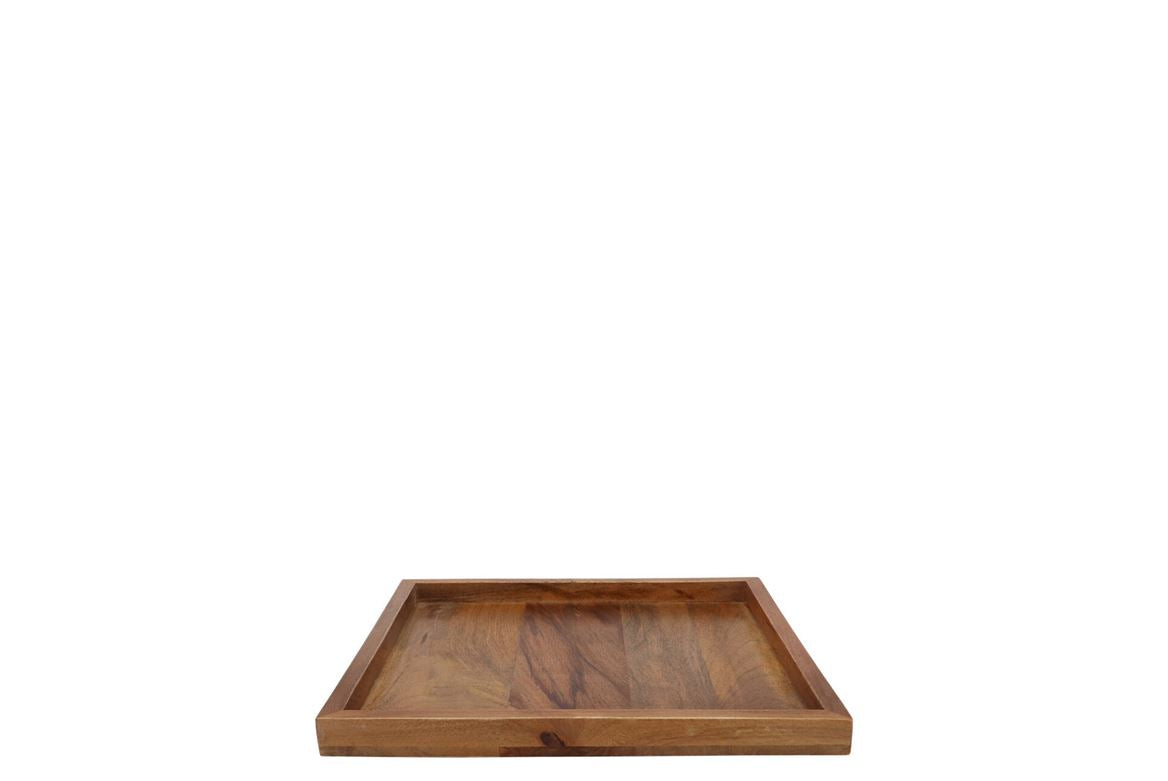 Mumbai Mango Wooden Tray Square 21x21x3cm