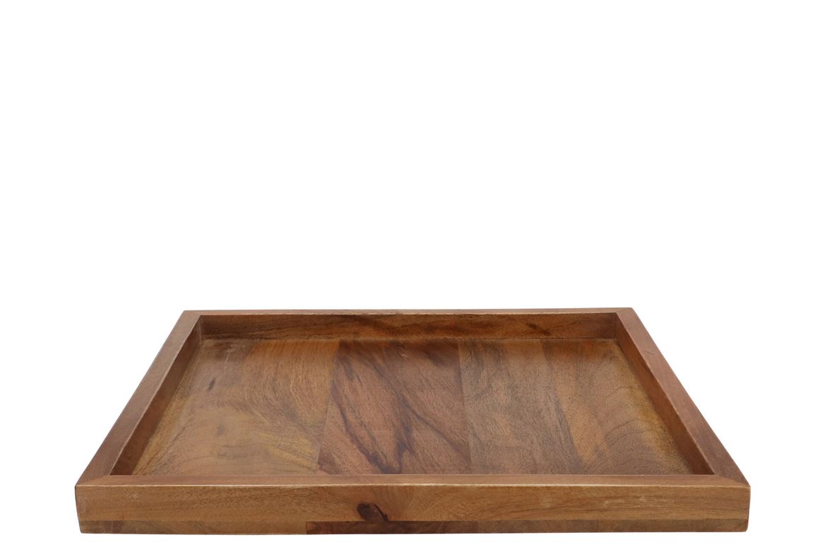 Mumbai Mango Wooden Tray Square 32x32x3cm