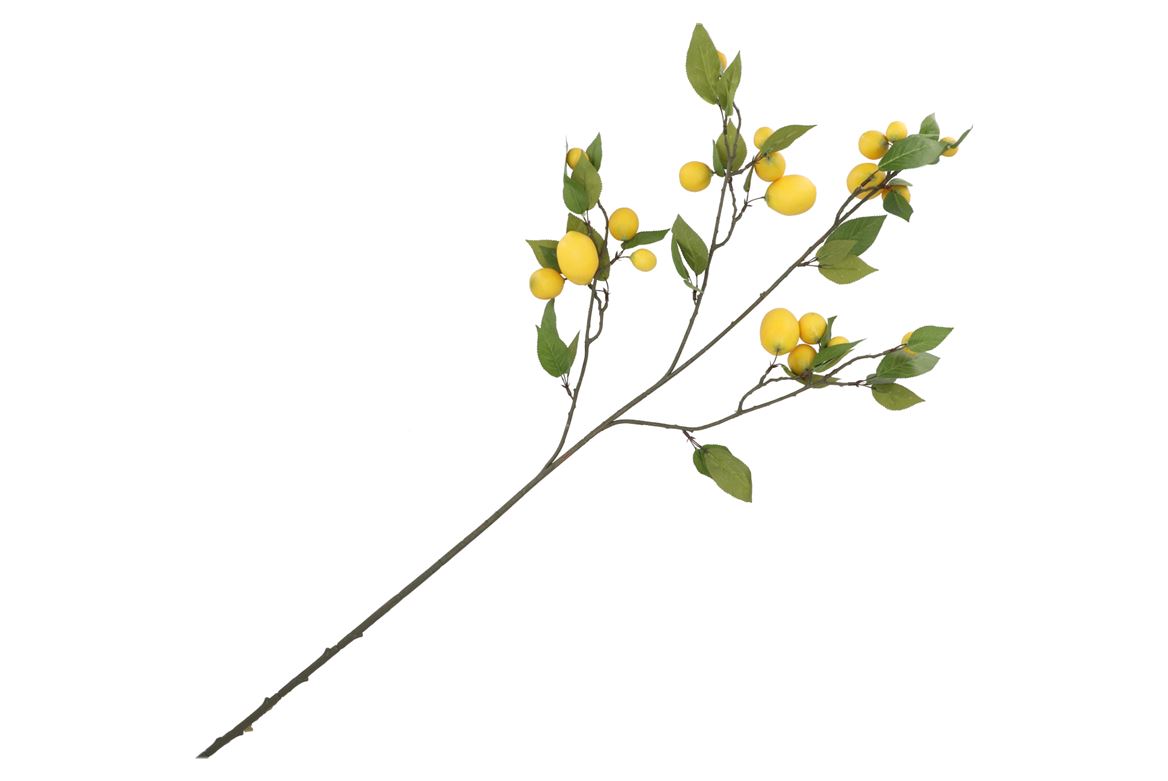 Silk Lemon Branch Yellow 135cm Nm