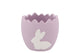 Easter Rabbit Pot Lila 11x11x10,5cm Nm