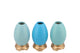 Easter Eggcited Vase Blue Ass P/1 5x5x10cm Nm