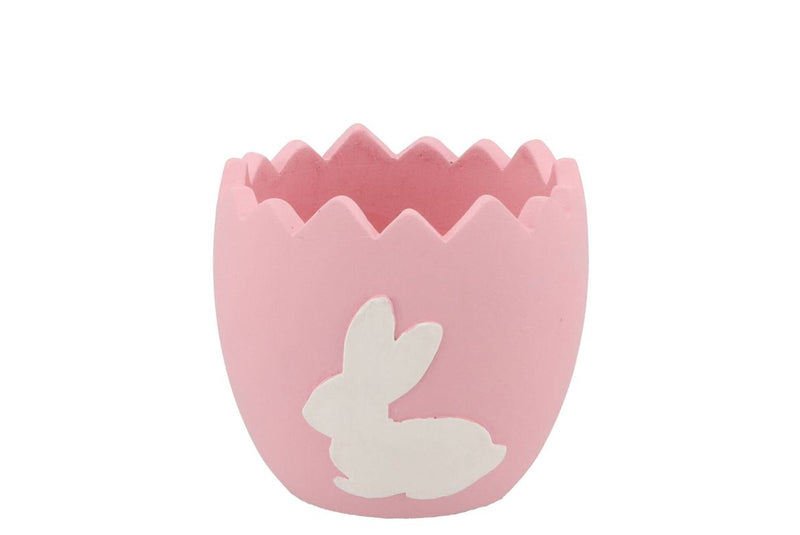 Easter Rabbit Pot Pink 11x11x10,5cm Nm