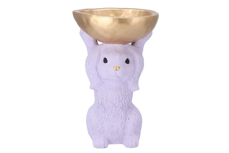 Easter Bunny-bowl Lilac 19x15x28cm Nm