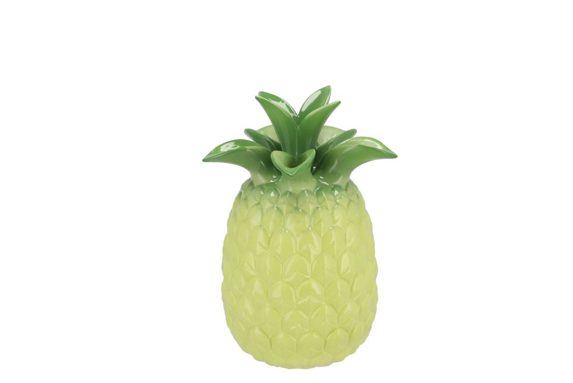 Pineapple Tropical Lime Vase 14x14x18cm