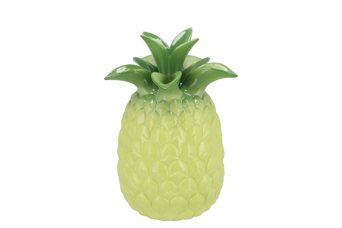 Pineapple Tropical Lime Vase 18x18x28cm