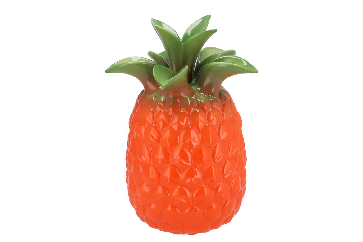 Pineapple Tropical Orange Vase 23x23x33cm