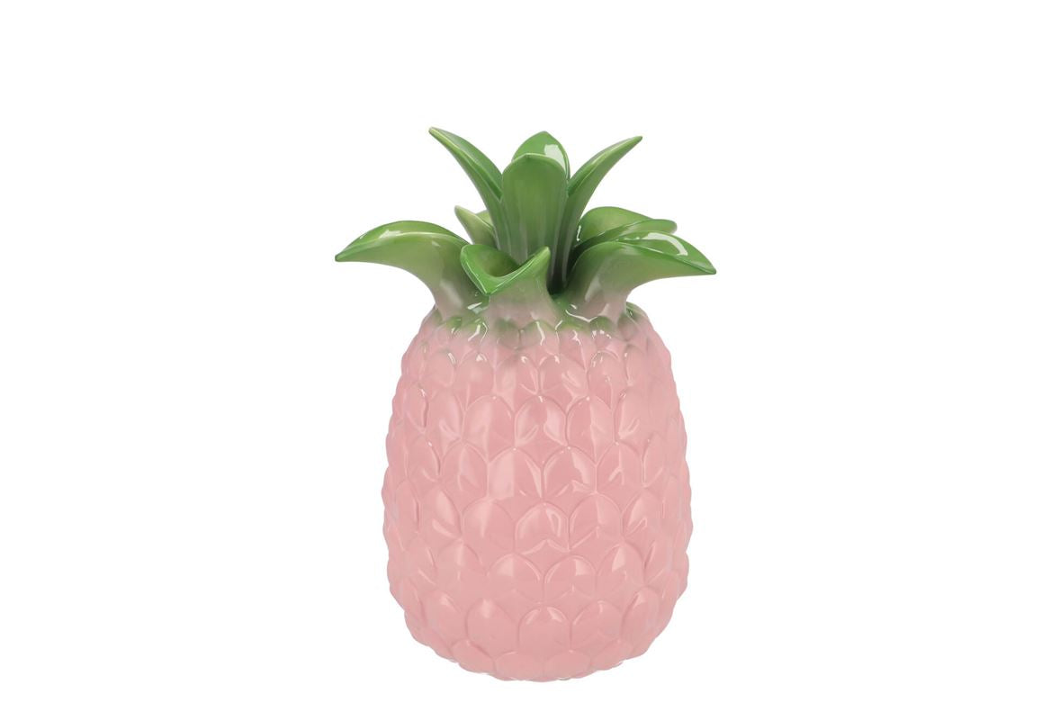 Pineapple Tropical Pink Vase 16x16x22cm