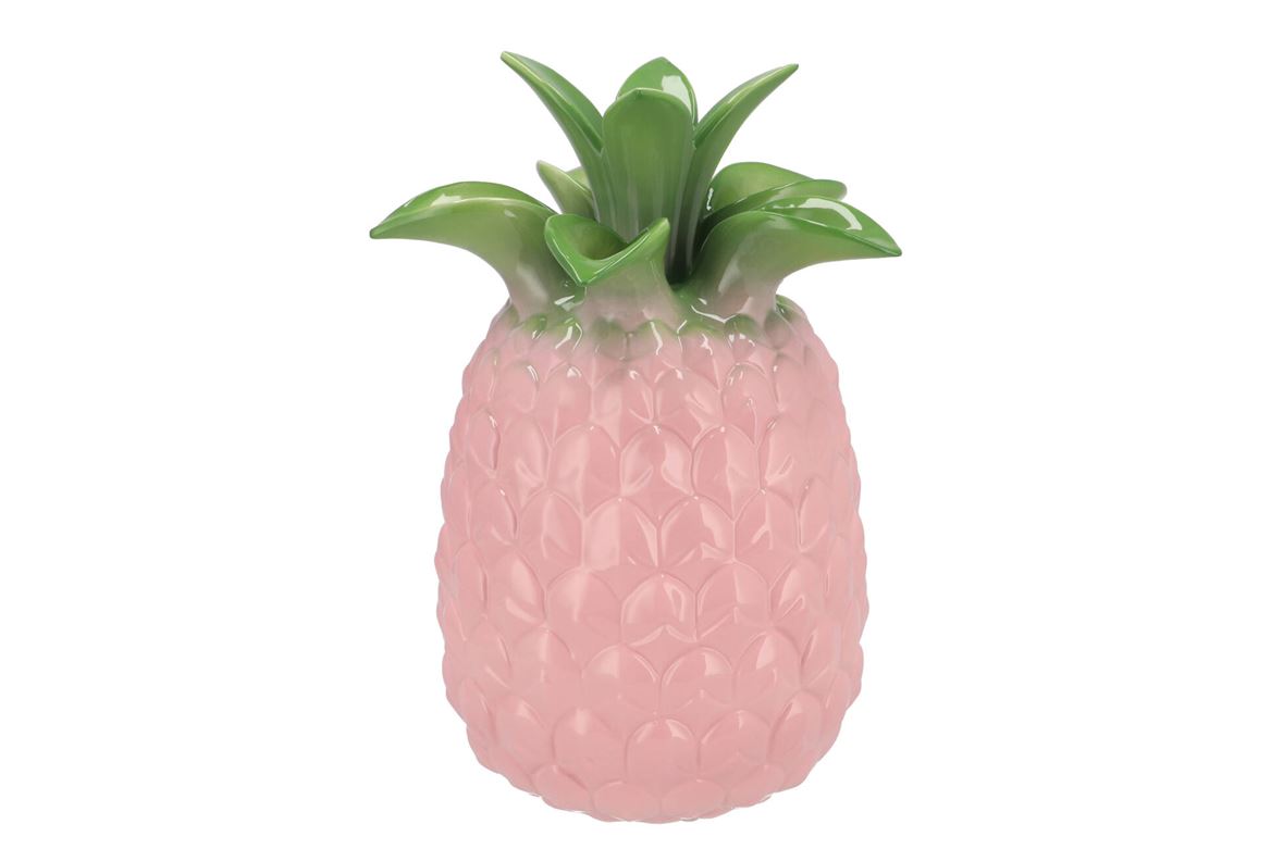 Pineapple Tropical Pink Vase 23x23x33cm