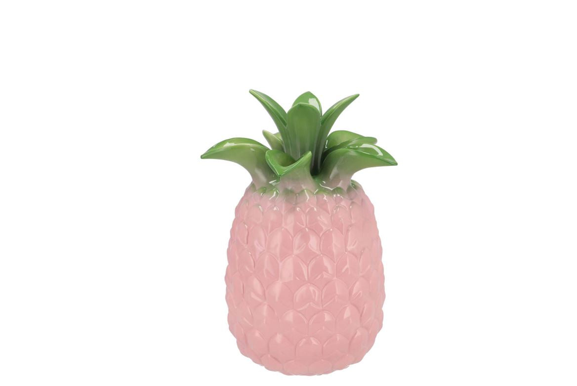 Pineapple Tropical Pink Vase 14x14x18cm