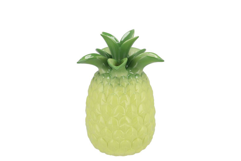 Pineapple Tropical Lime Vase 16x16x22cm