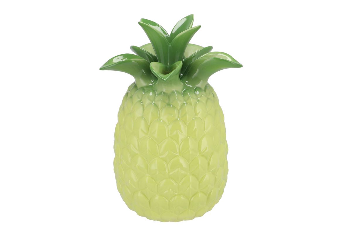 Pineapple Tropical Lime Vase 23x23x33cm