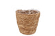 Seagrass Straw Basket Pot Brown 14x14cm