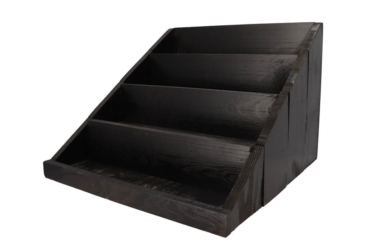 Tile Holder Cabinet Black 50x49x36cm