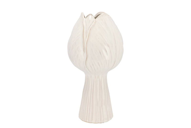 Tulip White Vase Tulip 17x17x32cm