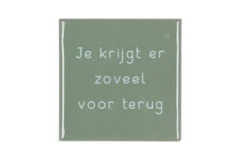 Tile Je Krijgt Taupe 10x10x1cm