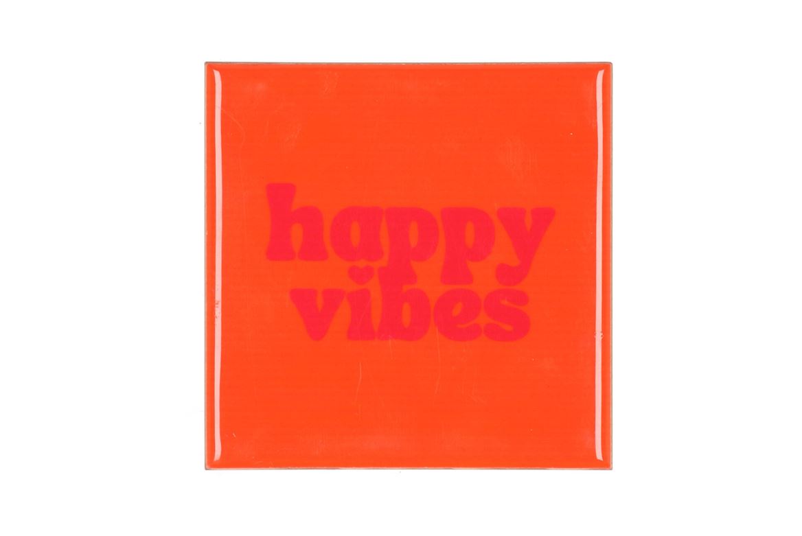 Tile Happy Vibes Orange 10x10x1cm