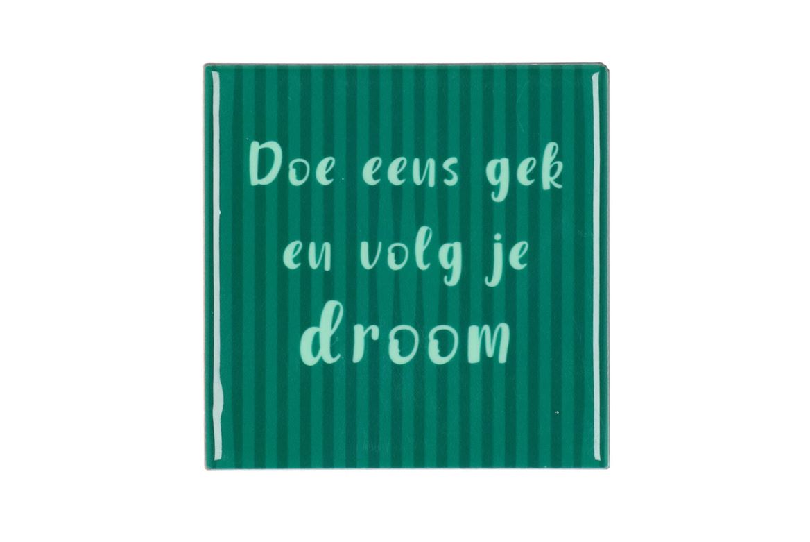 Tile Droom Green 10x10x1cm