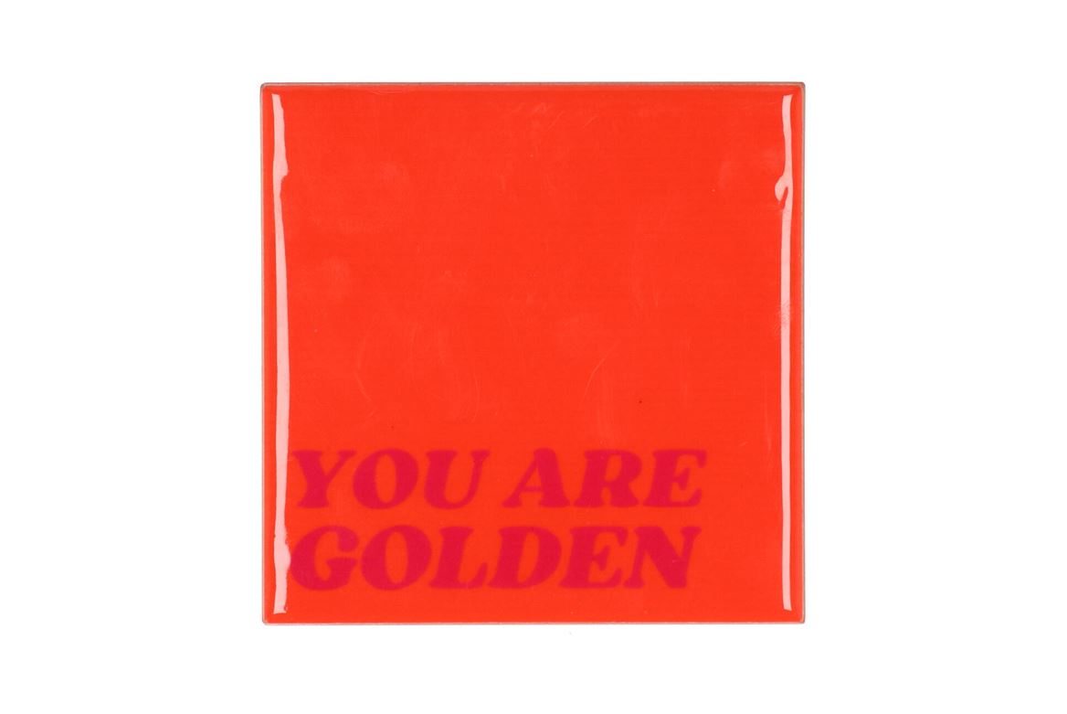 Tile Golden Orange 10x10x1cm