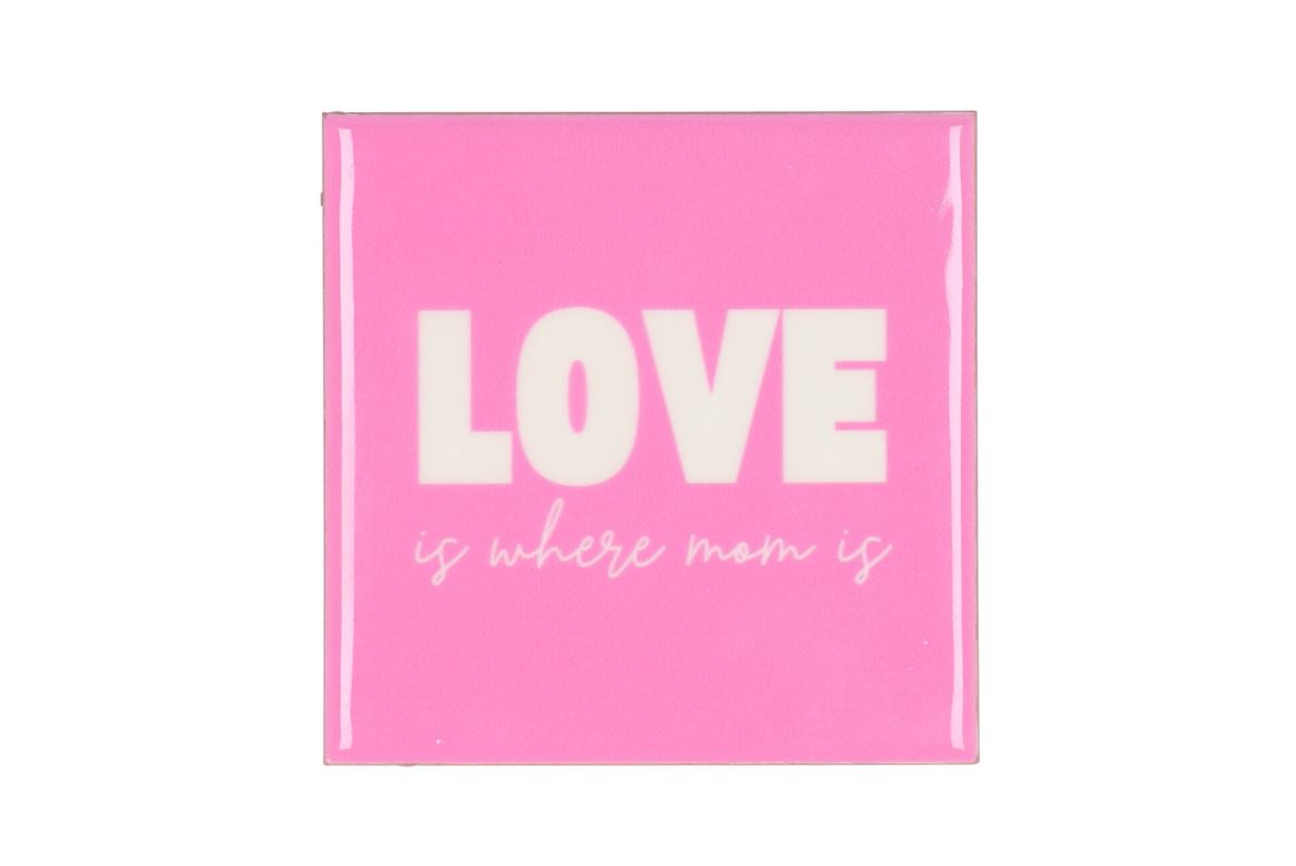 Tile Love Pink 10x10x1cm